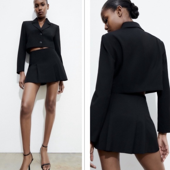 Zara limited edition celeb style cropped blazer - Picture 5 of 12